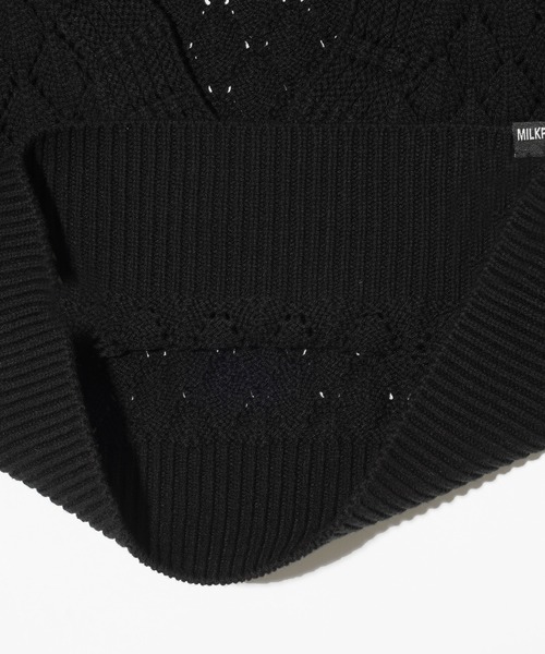MILKFED.(ミルクフェド)の「KNIT VEST(ベスト・レディース・イエロー/ブラック/ホワイト・ONE SIZE)」の9枚目の写真