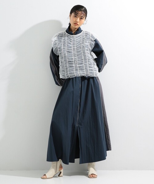 Ray BEAMS（レイビームス）の「Ray BEAMS / ブーツ サンダル 24SS（サンダル・レディース・オフホワイト/ブラック・25.0cm/24.5cm/24.0cm/23.0cm/23.5cm）」の4枚目の写真