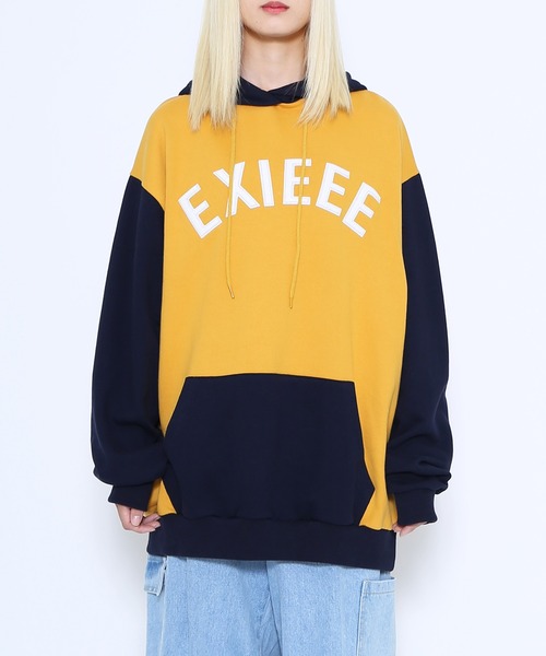 ★関税込送料無料【VETEMENTS】バイカラー フーディ パーカー セール】バイカラーパーカー（パーカー）｜EXIEEE（イグジー）の
