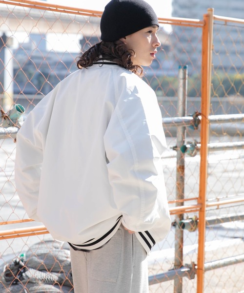 WEGO(ウィゴー)の「WEGO/ワッペンスタジャン(スタジャン・メンズ・ライトグレー/ホワイト/ブラック・LARGE/MEDIUM)」の12枚目の写真