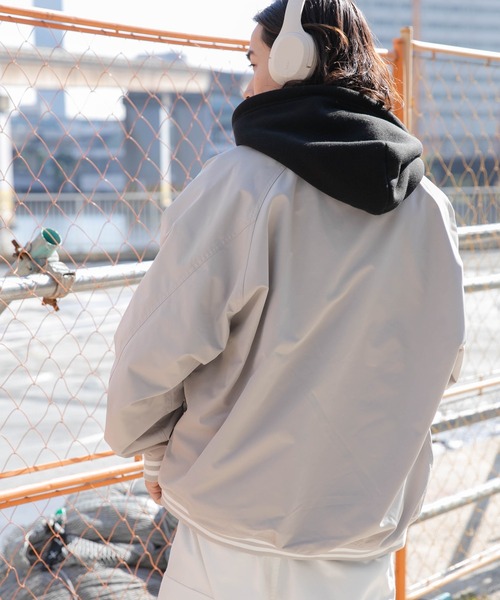 WEGO(ウィゴー)の「WEGO/ワッペンスタジャン(スタジャン・メンズ・ライトグレー/ホワイト/ブラック・LARGE/MEDIUM)」の20枚目の写真