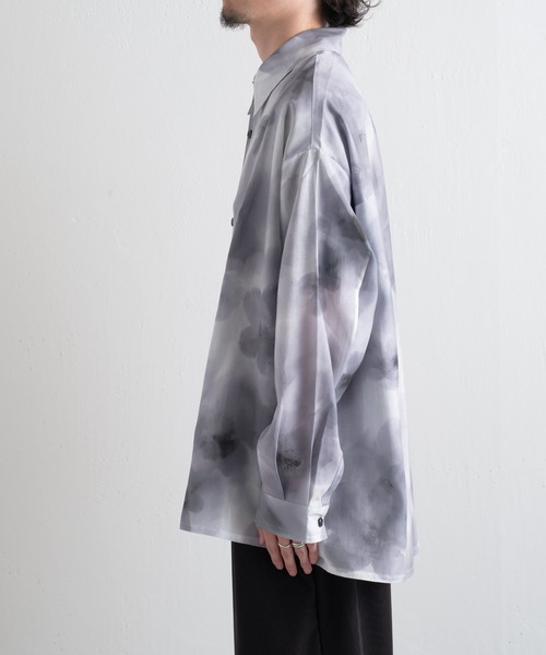 Lui's(ルイス)の「フラワーシアーシャツ(シャツ/ブラウス・メンズ・グリーン/ブラック・FREE)」の15枚目の写真