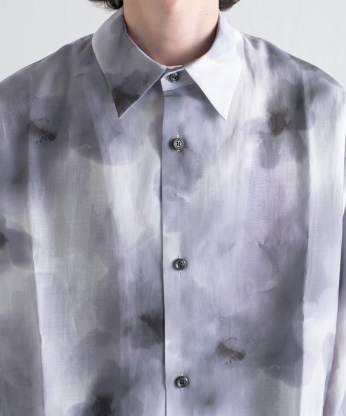 Lui's(ルイス)の「フラワーシアーシャツ(シャツ/ブラウス・メンズ・グリーン/ブラック・FREE)」の17枚目の写真