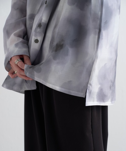 Lui's(ルイス)の「フラワーシアーシャツ(シャツ/ブラウス・メンズ・グリーン/ブラック・FREE)」の20枚目の写真