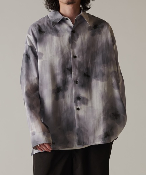 Lui's(ルイス)の「フラワーシアーシャツ(シャツ/ブラウス・メンズ・グリーン/ブラック・FREE)」の22枚目の写真