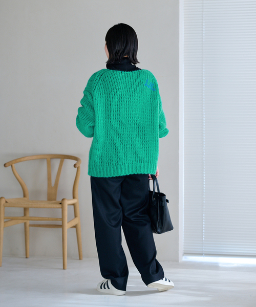 フレームワーク　Helloモヘヤミックスプルオーバー　ニット Helloモヘヤミックスプルオーバー（ニット/セーター）｜FRAMeWORK