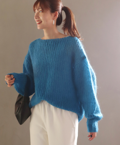 Helloモヘヤミックスプルオーバー（ニット/セーター）｜FRAMeWORK