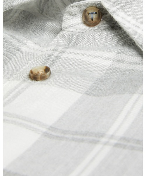 Ted Baker(テッドベーカー)の「ABACUS チェック フランネル シャツ(シャツ/ブラウス・メンズ・ネイビー/ライトグレー・2/5/3/4/1)」の4枚目の写真