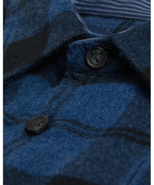 Ted Baker(テッドベーカー)の「ABACUS チェック フランネル シャツ(シャツ/ブラウス・メンズ・ネイビー/ライトグレー・2/5/3/4/1)」の11枚目の写真