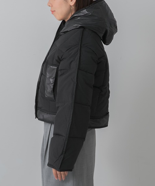 GANNI（ガニー）の「GANNI MixPuffer HoodedShort JACKET