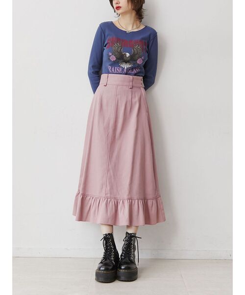 jouetie（ジュエティ）の「イーグルフィットロンT（Tシャツ/カットソー・レディース・ブラック/ネイビー/アイボリー・MEDIUM）」の17枚目の写真