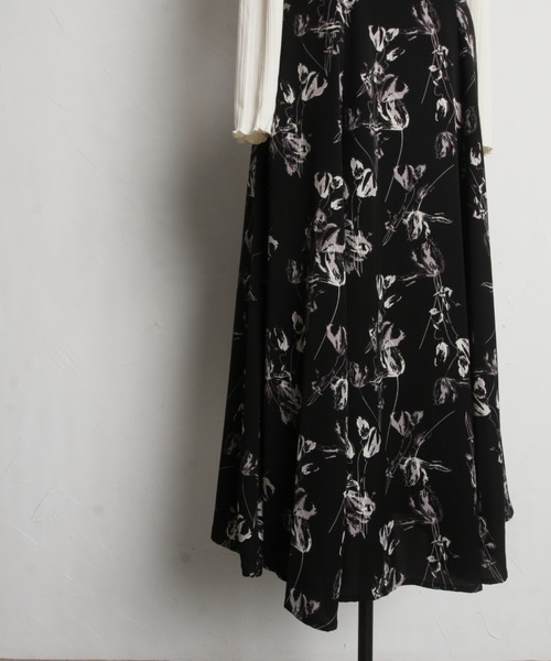 【ZOZO限定】2wayリボン付きフラワードッキングワンピース（ワンピース）｜tocco closet（トッコ クローゼット）