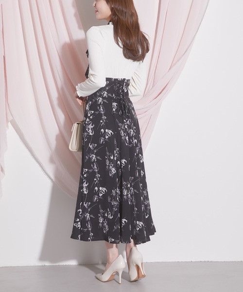 【ZOZO限定】2wayリボン付きフラワードッキングワンピース（ワンピース）｜tocco closet（トッコ クローゼット）