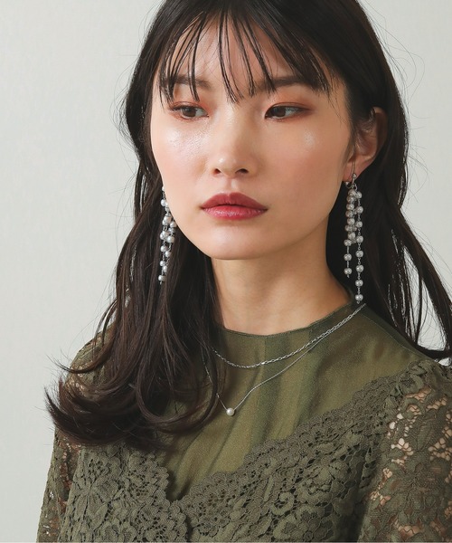 Kana（カナ）の「パール ロング イヤリング パーティー 結婚式 お呼ばれ オケージョン（イヤリング・レディース・ゴールド/シルバー・フリー）」の10枚目の写真