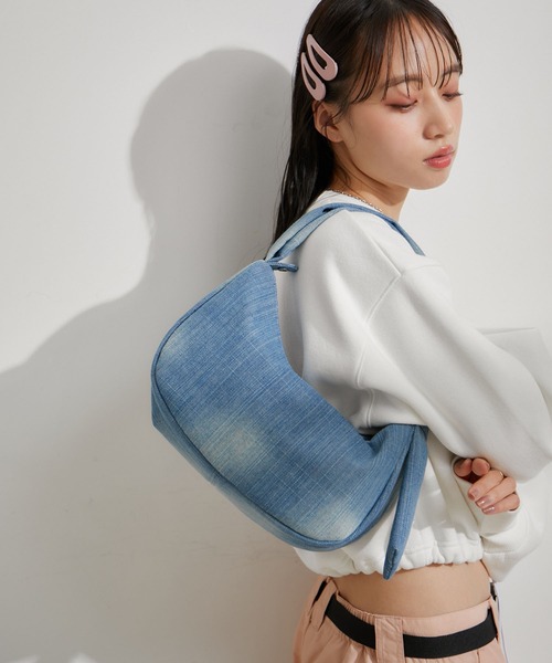 VIS(ビス)の「【2WAY】変形リングワンショルダーバッグ(ハンドバッグ・レディース・シルバー/サックスブルー/ブラック・FREE)」の5枚目の写真