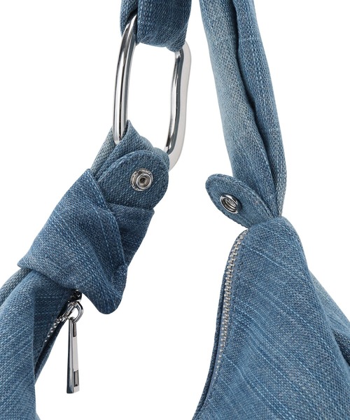 VIS(ビス)の「【2WAY】変形リングワンショルダーバッグ(ハンドバッグ・レディース・シルバー/サックスブルー/ブラック・FREE)」の17枚目の写真