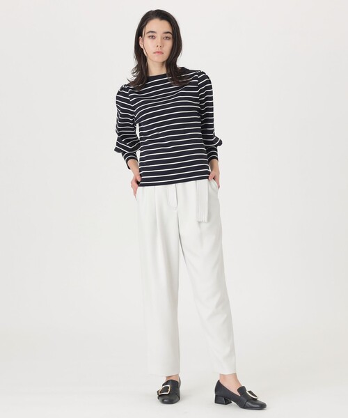 CAST:（キャストコロン）の「【大人気定番】ベルトワイドパンツ（その他パンツ・レディース・グリーン系その他7/グレー・M/S/L）」の4枚目の写真