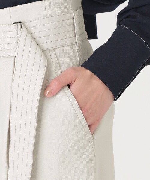 CAST:（キャストコロン）の「【大人気定番】ベルトワイドパンツ（その他パンツ・レディース・グリーン系その他7/グレー・M/S/L）」の11枚目の写真