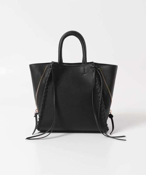 URBAN RESEARCH ROSSO WOMEN（アーバンリサーチ　ロッソ）の「サイドジップミニトート（ショルダーバッグ・レディース・ベージュ系その他/アイボリー/ブラック・-）」の8枚目の写真