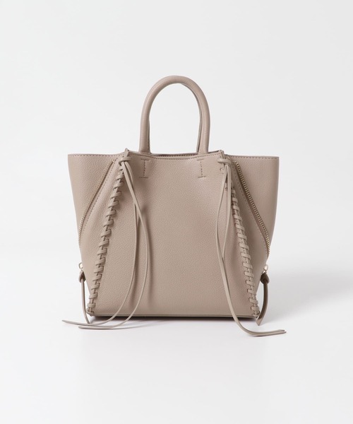 URBAN RESEARCH ROSSO WOMEN（アーバンリサーチ　ロッソ）の「サイドジップミニトート（ショルダーバッグ・レディース・ベージュ系その他/アイボリー/ブラック・-）」の9枚目の写真