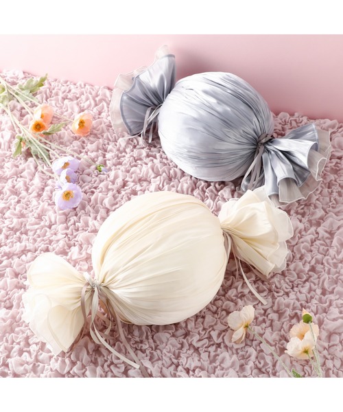 Francfranc（フランフラン）の「チュチュキャンディ クッション ライトグレー（クッション/クッションカバー・レディース・ライトグレー・FREE）」の7枚目の写真