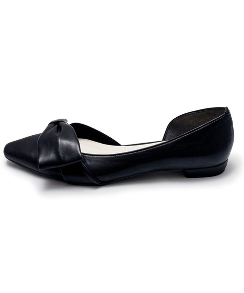 Launa lea（ラウナレア）の「リボンサイドカットフラットパンプス(0555)（パンプス・レディース・ブラック/ホワイト/ピンク/シルバー・22.0cm/22.5cm/23.0cm/23.5cm/24.0cm/24.5cm/25.0cm）」の17枚目の写真