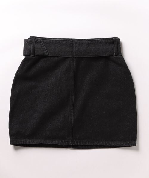3.3 Field Trip （3.3フィールドトリップ）の「3.3 Field Trip／ベルトツキデニムスカート 2100044（デニムスカート・レディース・ブラック/ブルー・MEDIUM/LARGE）」の10枚目の写真