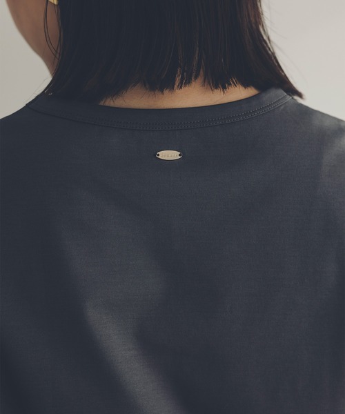 シルクタッチコットンスリムフィットT（Tシャツ/カットソー