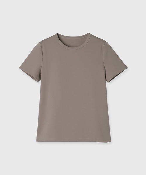 tシャツ シルクタッチコットンスリムフィットT レディース anuans tシャツ シルクタッチコットンスリムフィットT