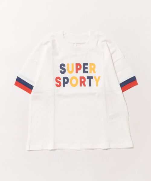 mini rodini（ミニロディーニ）フラワーAOP SS DRESS - BLUE