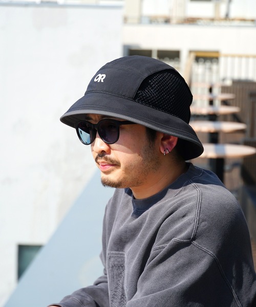OUTDOOR RESEARCH(アウトドアリサーチ)の「OUTDOOR RESEARCH/アウトドアリサーチ Swift Bucket Hat/スイフトバケットハット(ハット・メンズ・ブラック/ホワイト・L/XL)」の4枚目の写真