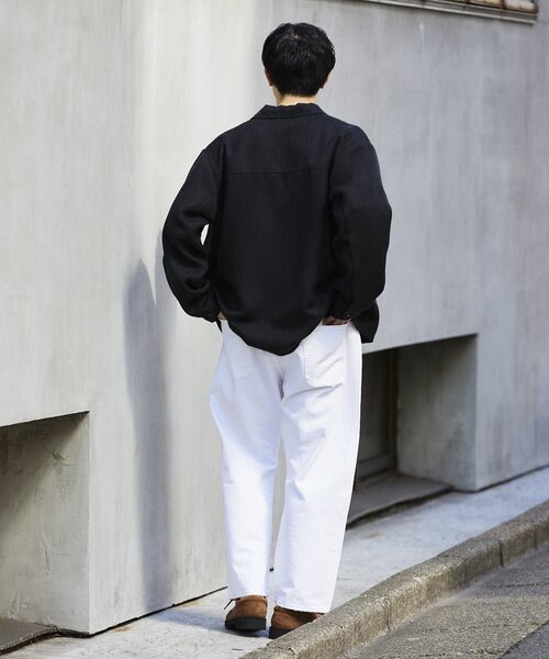 JOURNAL STANDARD relume(ジャーナルスタンダード レリューム)の「サマーツイード シャツジャケット(その他アウター・メンズ・チャコールグレー/ブラック/グレー・MEDIUM/LARGE)」の9枚目の写真