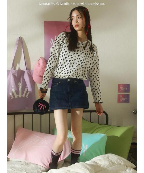 Green　Parks（グリーンパークス）の「●DOONA!　ラウンドポーチ（ポーチ・レディース・パープル/ブラック・FREE）」の4枚目の写真