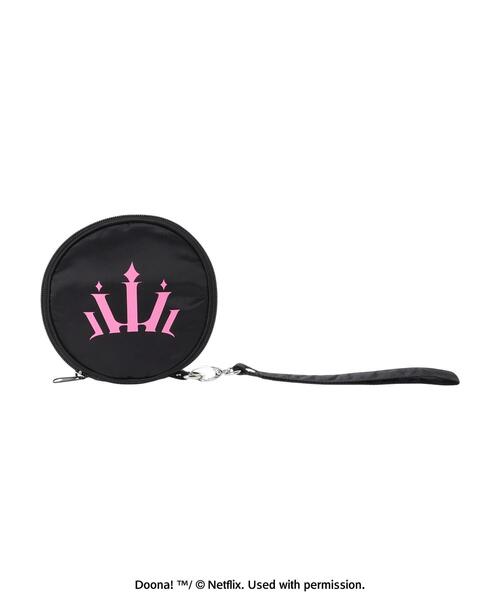 Green　Parks（グリーンパークス）の「●DOONA!　ラウンドポーチ（ポーチ・レディース・パープル/ブラック・FREE）」の10枚目の写真