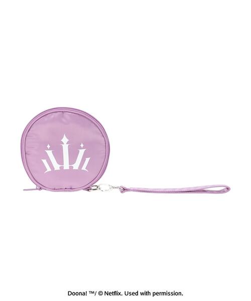 Green　Parks（グリーンパークス）の「●DOONA!　ラウンドポーチ（ポーチ・レディース・パープル/ブラック・FREE）」の11枚目の写真