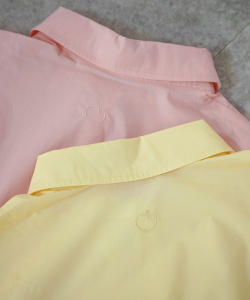 mimi toujours（ミミトゥジュール）の「チェック スリーブ フレアヘム シャツ ワンピース  mimi toujours×itsPeachi（ワンピース・レディース・レモンイエロー/コーラルピンク・M）」の21枚目の写真