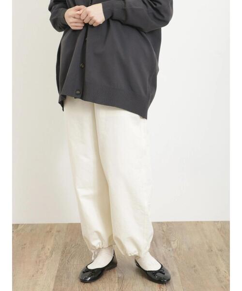 Samansa Mos2（サマンサ モスモス）の「フラップポケット裾ドロストパンツ（その他パンツ・レディース・キナリ/モカ/チャコールグレー/カーキ・F）」の10枚目の写真