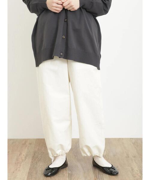 Samansa Mos2（サマンサ モスモス）の「フラップポケット裾ドロストパンツ（その他パンツ・レディース・キナリ/モカ/チャコールグレー/カーキ・F）」の11枚目の写真