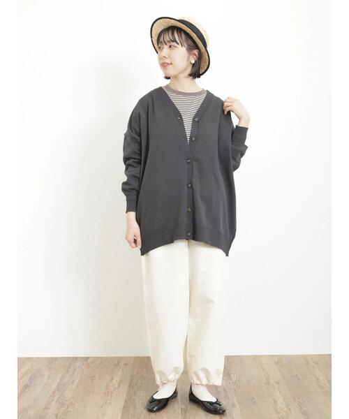 Samansa Mos2（サマンサ モスモス）の「フラップポケット裾ドロストパンツ（その他パンツ・レディース・キナリ/モカ/チャコールグレー/カーキ・F）」の13枚目の写真