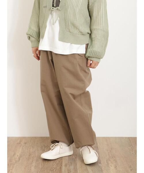 Samansa Mos2（サマンサ モスモス）の「フラップポケット裾ドロストパンツ（その他パンツ・レディース・キナリ/モカ/チャコールグレー/カーキ・F）」の15枚目の写真