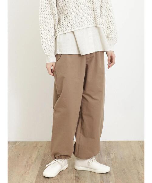 Samansa Mos2（サマンサ モスモス）の「フラップポケット裾ドロストパンツ（その他パンツ・レディース・キナリ/モカ/チャコールグレー/カーキ・F）」の19枚目の写真
