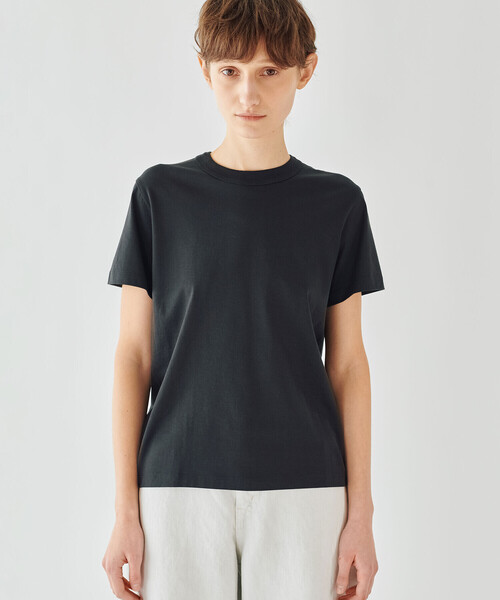 handvaerk(ハンドバーク)の「handvaerk | 60/2 マイクロTシャツ SOLID WOMEN(Tシャツ/カットソー・レディース・ダークグレー/ブルー系その他/ホワイト/ベージュ系その他/ブラック・M/S)」の18枚目の写真