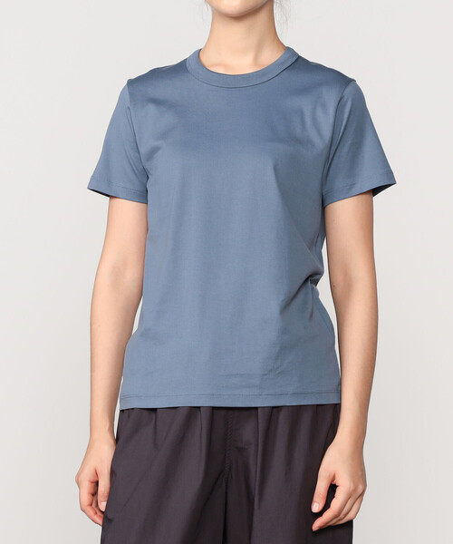 handvaerk(ハンドバーク)の「handvaerk | 60/2 マイクロTシャツ SOLID WOMEN(Tシャツ/カットソー・レディース・ダークグレー/ブルー系その他/ホワイト/ベージュ系その他/ブラック・M/S)」の5枚目の写真