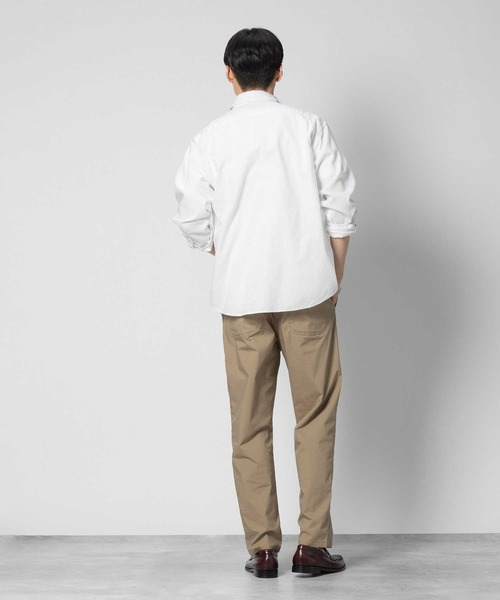 BACK NUMBER（バックナンバー）の「BACK NUMBER(バックナンバー)綿麻長袖シャツ（シャツ/ブラウス・メンズ・フューシャピンク/ネイビー/ホワイト・S/M/L/XL）」の11枚目の写真