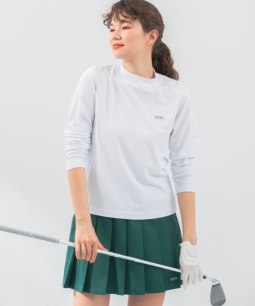 OOPS ！　長袖カットソー セール】OOPS ロングスリーブモックネックTシャツ（Tシャツ