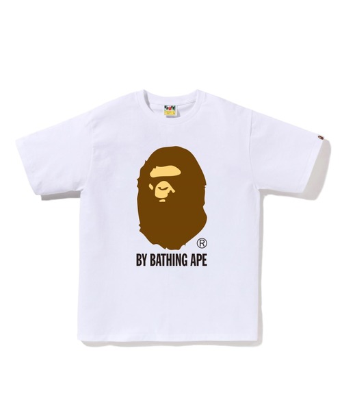 A BATHING APE(アベイシングエイプ)の「BY BATHING APE TEE(Tシャツ/カットソー・メンズ・ブラック/サックスブルー/グレー/ネイビー/ベージュ/ブラウン/ホワイト/ピンク・LARGE/XX-LARGE/X-LARGE/XXX-LARGE/MEDIUM/SMALL)」の2枚目の写真