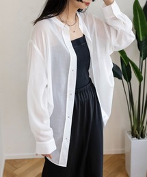 LEPSIM | シアーチュニック羽織り　992113(シャツ/ブラウス)