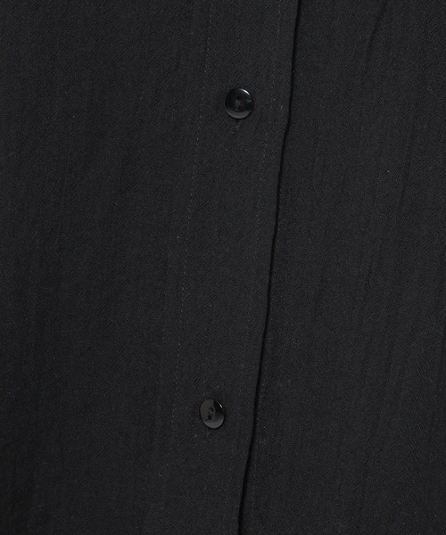 LEPSIM(レプシィム)の「シアーチュニック羽織り 992113(シャツ/ブラウス・レディース・ライトイエロー/ブルー/ラベンダー/ブラック/オフホワイト・FREE)」の8枚目の写真