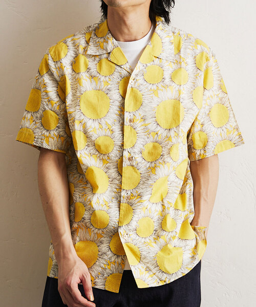 LIBERTY（リバティー）の「【LIBERTY / リバティ】 ALOHA / アロハシャツ（シャツ/ブラウス・メンズ・ベージュ/パープル/イエロー/レッド/カーキ/アイボリー/ブルー/ブルー系その他・MEDIUM/LARGE）」の7枚目の写真