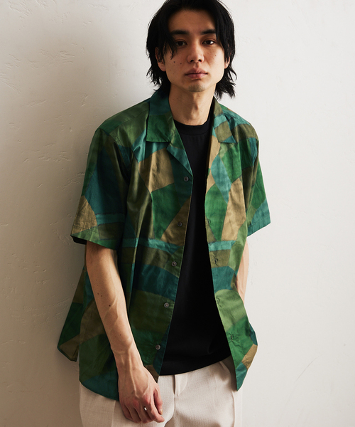 LIBERTY（リバティー）の「【LIBERTY / リバティ】 ALOHA / アロハシャツ（シャツ/ブラウス・メンズ・ベージュ/パープル/イエロー/レッド/カーキ/アイボリー/ブルー/ブルー系その他・MEDIUM/LARGE）」の21枚目の写真